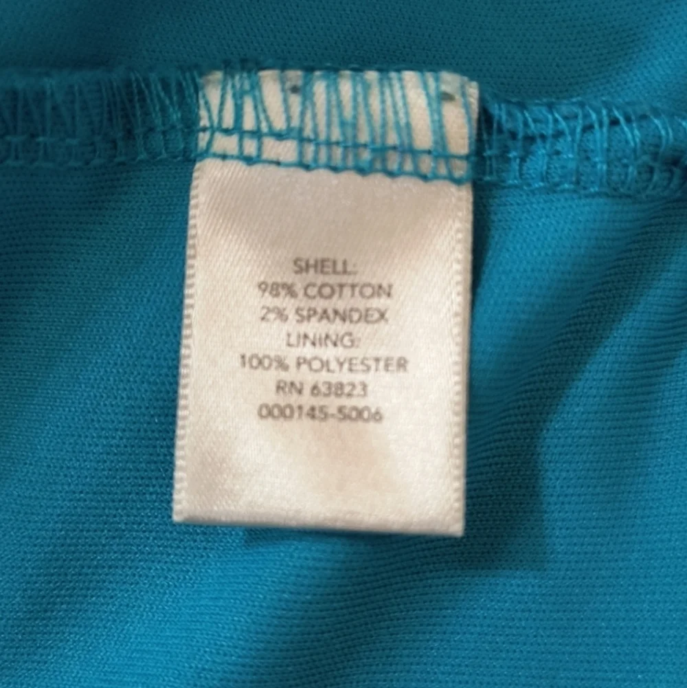 Christopher & Banks Bright Blue Pencil Skort Size 8 - Picture 7 of 8